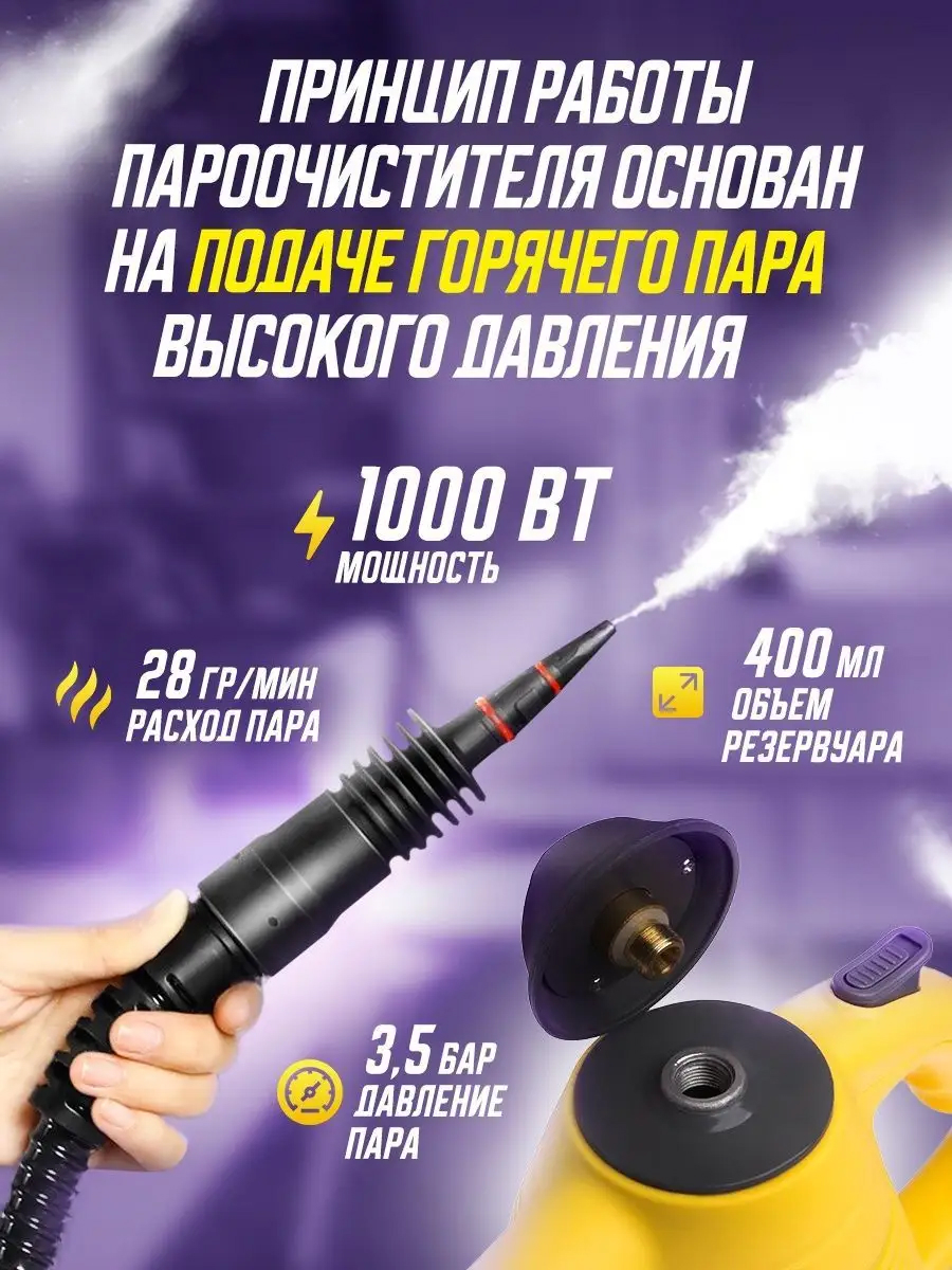 Пароочиститель высокого давления